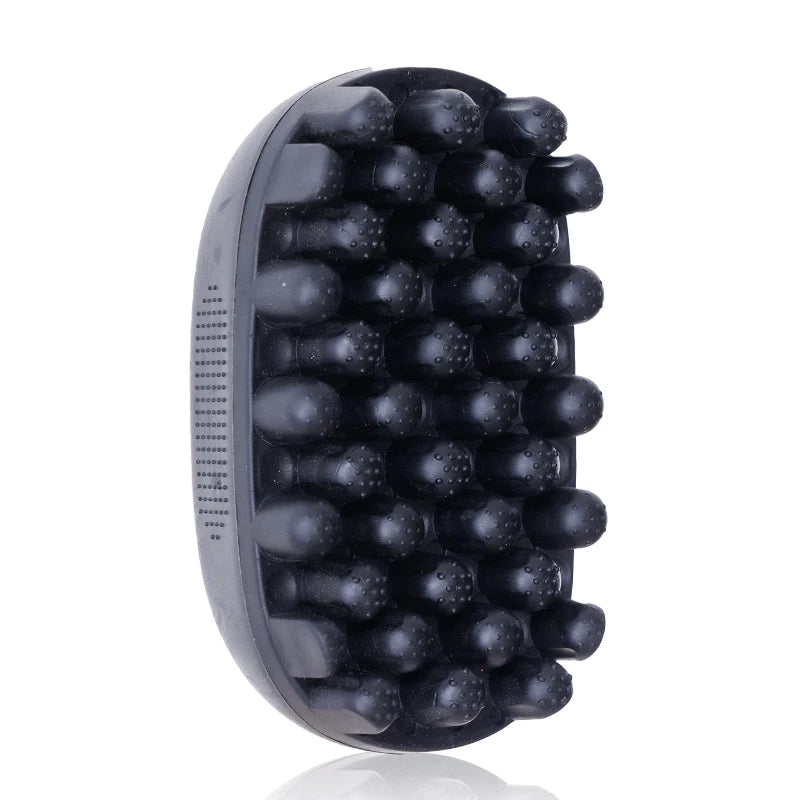 4 Colors Silicone Magic Twist Hair Brush Mini Portable Easy Rinse Durable Unisex For Curly Hair Household Salon Hair‑Dressing Supply