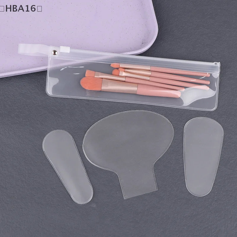 〔HBA16〕Makeup brush protective dust cover Portable brush head cover plastic bristle protection cover Makeup brush storage bag