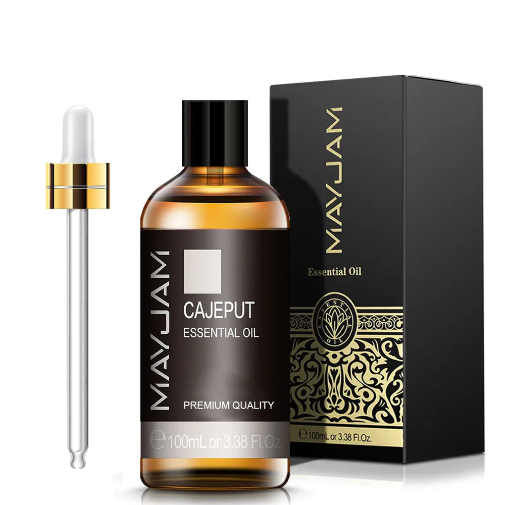 100ml Pure Natural Jasmine Tea Tree Sandalwood Essential Oils Diffuser Plant Lavender Vanilla Rosemary Eucalyptus Essential Oil