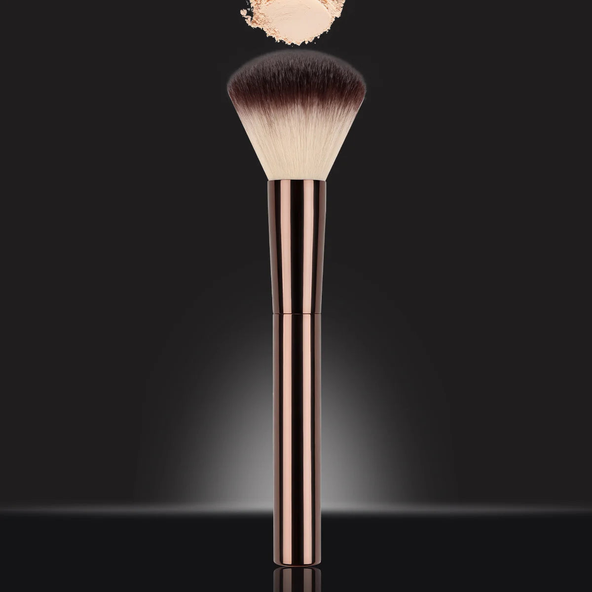 1pc Professional Foundation Brush Set, Beveled Tubular Makeup Brush, Makeup Tools With Soft Fiber For Easy Carrying, Brush For T