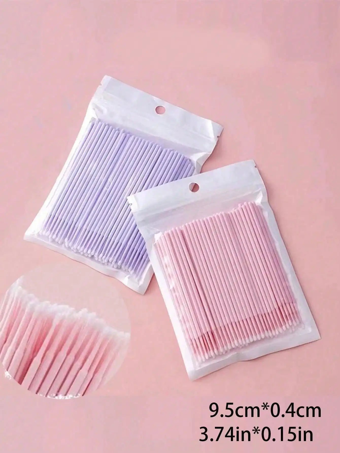 50/100pcs Nano Cleaning Swabs, Ultra Fine Makeup Remover Sticks For Eye Makeup, Contouring, Eyeliner, Lips And Skin Cleansing