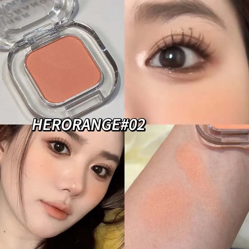 Mini Rose Brown Monochrome Eyeshadow Palette 9 Colors Glitter Pink Shadow Contouring Powder Pigment Eye Primer Beauty Makeup