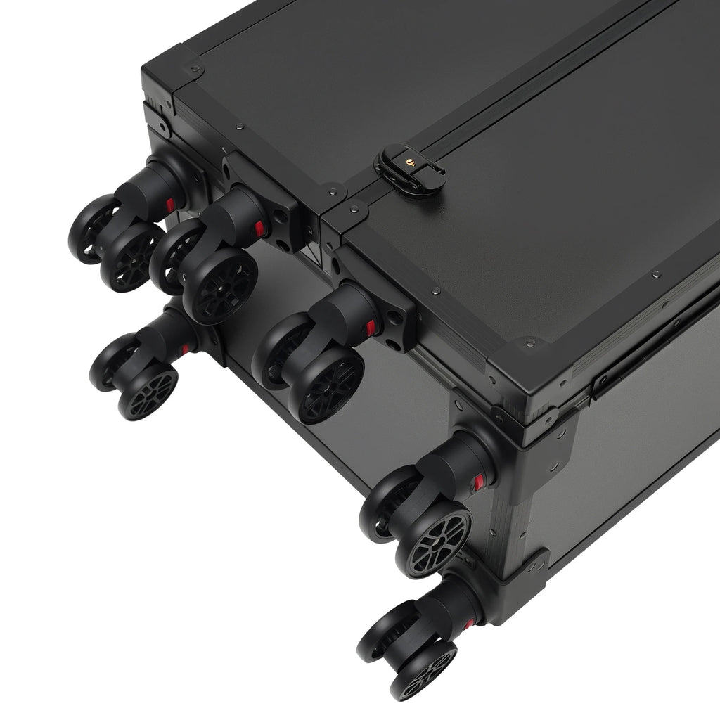 31.15inch Professional Rolling Makeup Case 4 Drawers Pro Makeup Artist Cosmetic Train Case Makeup Organizer Travel Case