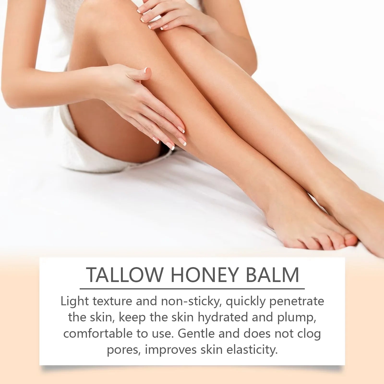 Tallow Honey Balm Glowing Hydrating Skin Enhacne Elasticity Improve Dullness Fade Fine Lines Firming Face Body Moisturize Cream