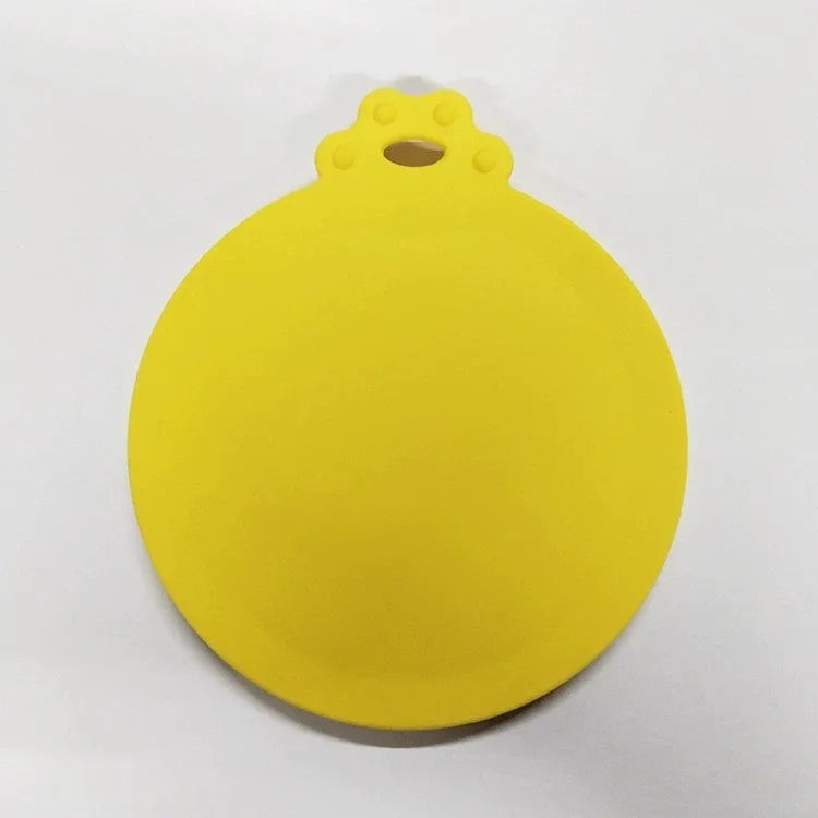 Food-grade silicone pet food lids, reusable, BPA-free, suitable for most cat and dog food tin sizes