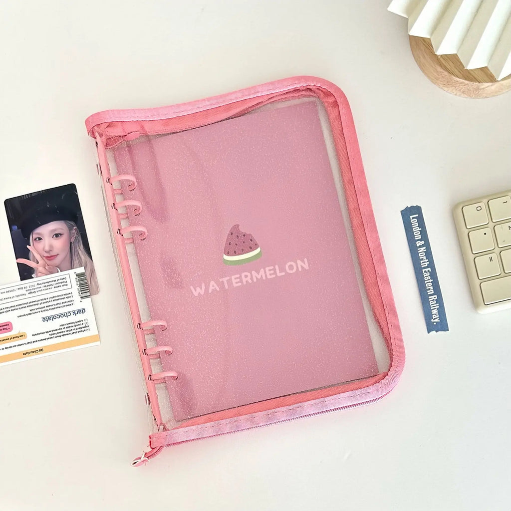 New Arrival 2023 Cute A5/A6 My Journal Agenda Notebook & DIY Photocard Binder Organizer Gift Book School Stationery