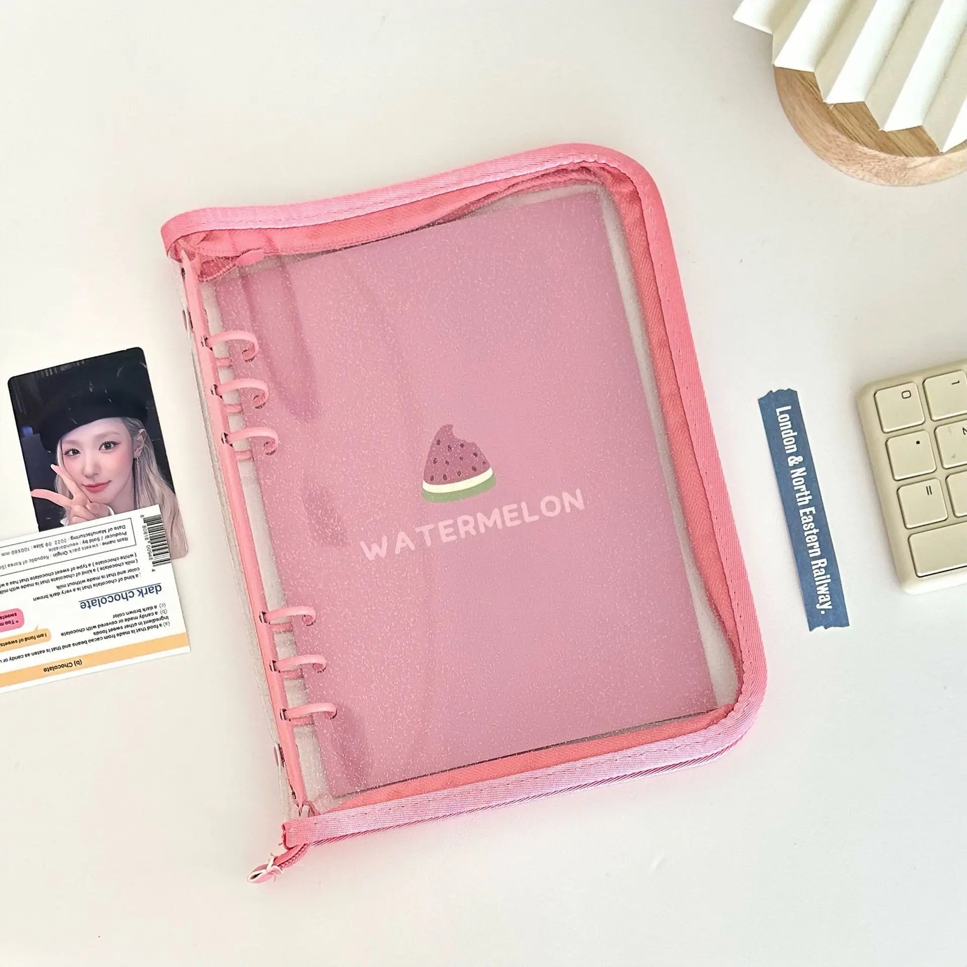New Arrival 2023 Cute A5/A6 My Journal Agenda Notebook & DIY Photocard Binder Organizer Gift Book School Stationery