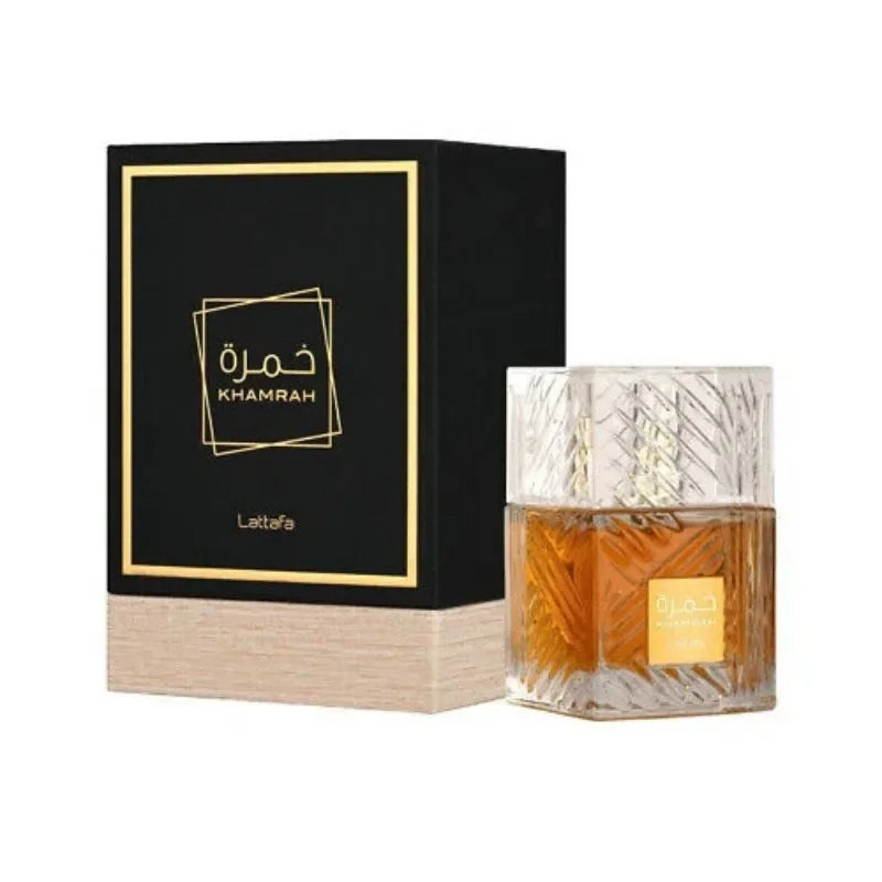 100ml Lattafa Khamrah Series Eau de Parfum Homme Spray Original Arab Perfumes Lasting Oriental Spicy Perfume Men's Cologne Gift