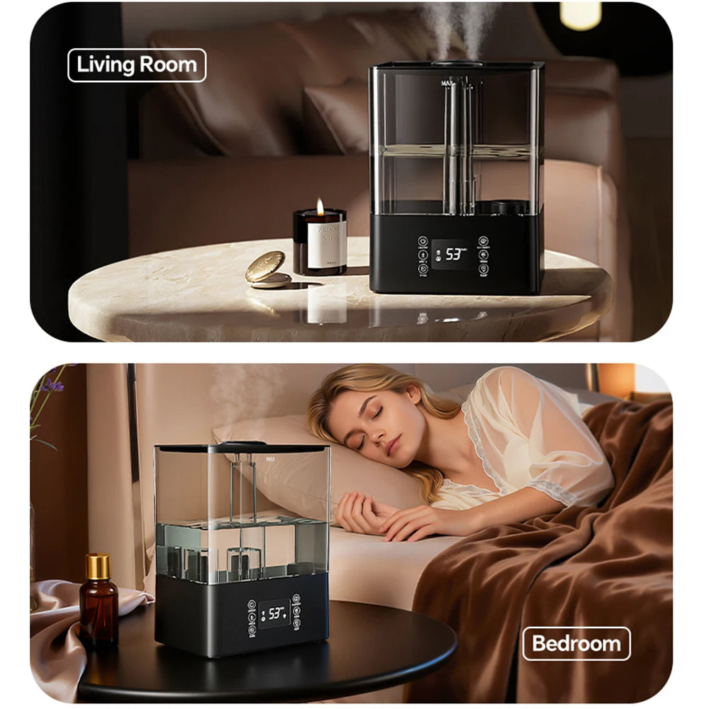 6L Professional Large Capacity Household Silent Air Humidifier Plant Spray Aroma Diffuser Ultrasonic Water Mist Diffuser