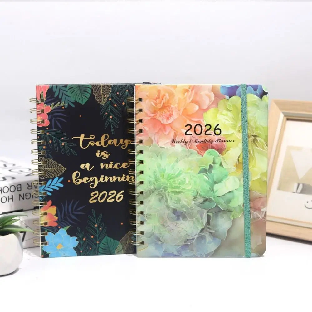 New A5 2026 Planner Jan.2026 - Dec.2026 Agenda Academic Planner Weekly and Monthly Monthly Tabs Calendar 2026