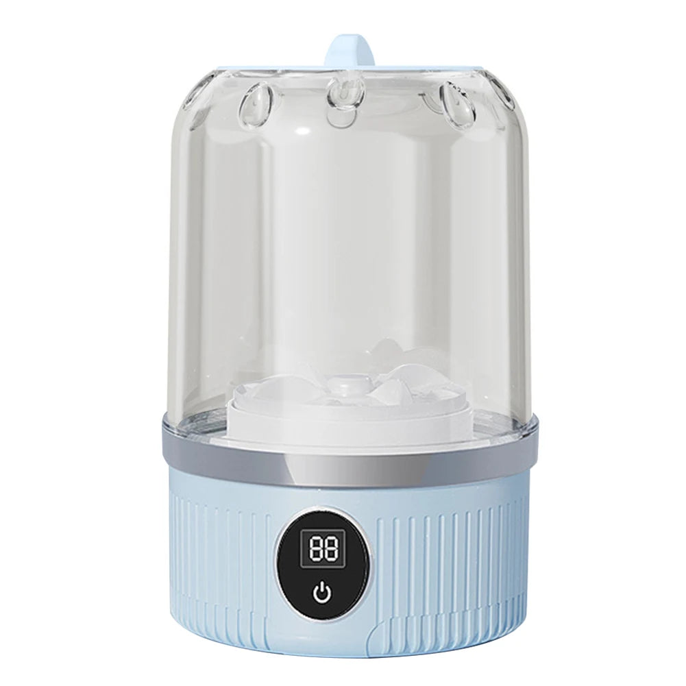 Cordless Small Washing Machine with Laundry Cup Automatic Laundry Cup Mini Special Washer for Travel Home and Dormitory