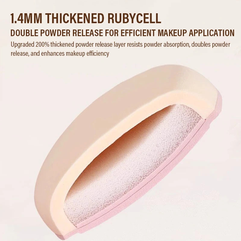 Super Thick Cotton Makeup Puff Soft Waterdrop Cosmetic Puff Air Cushion Wet Dry Dual Use Concealer Foundation Makeup Sponge Tool