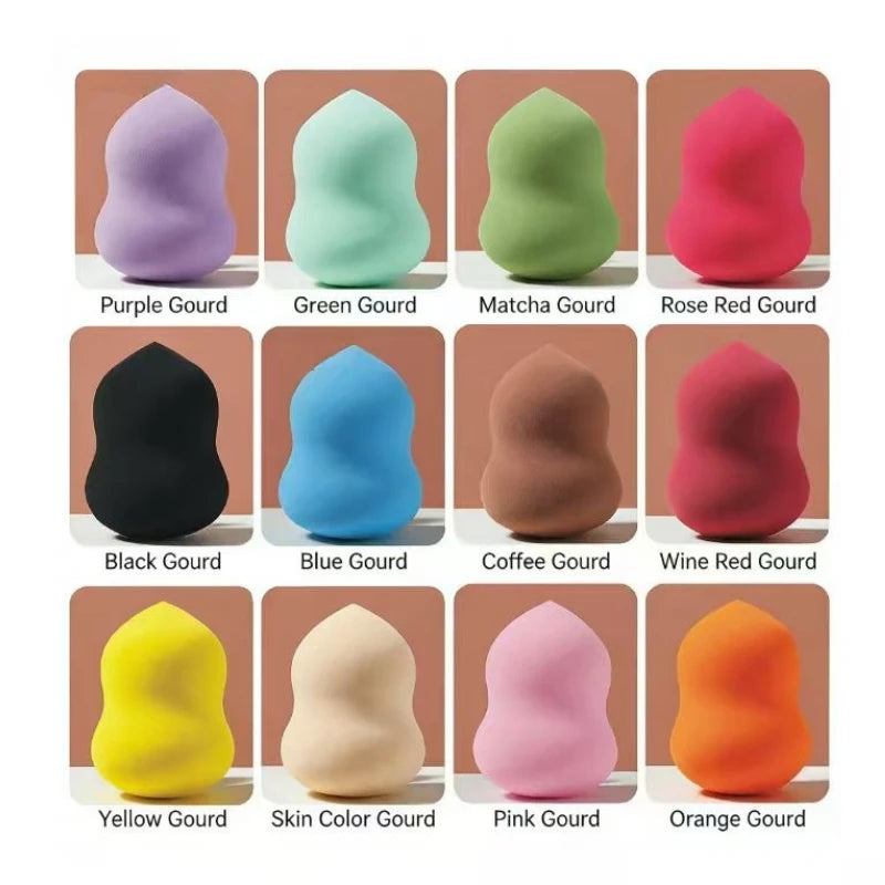 12piece makeup sponge set, suitable for liquid BB cream powder application, makeup egg dry wet dual-use powder puff