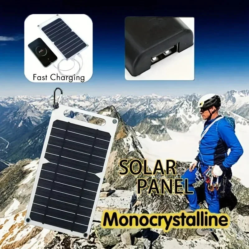 SOECOPO 30W Lightweight Flexible Solar Panel Kit, Free Mini Solar Regulator, Complete Hooks & Suction Cups Accessories, Portable For Phone Outdoor Camping Charging, US Warehouse 2-8 Days Fast Domestic Delivery