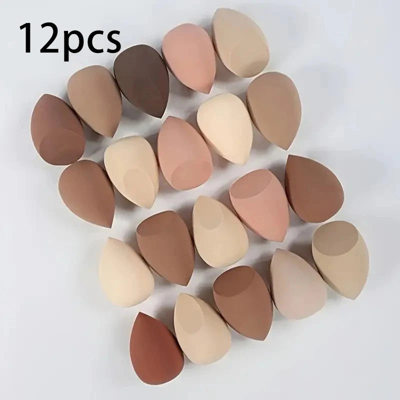 3-Pack Brown Makeup Sponges - Holiday SFX & Party Glam Essential for Costume & Evening Looks brochas maquillaje