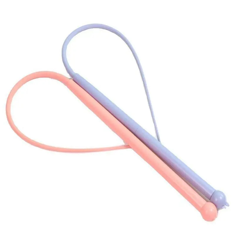 Cat Teaser Stick Toy Interactive Silicone Simulated Mouse Tail Kitten Toy Training Durable Teasing Cat Toy Supplies