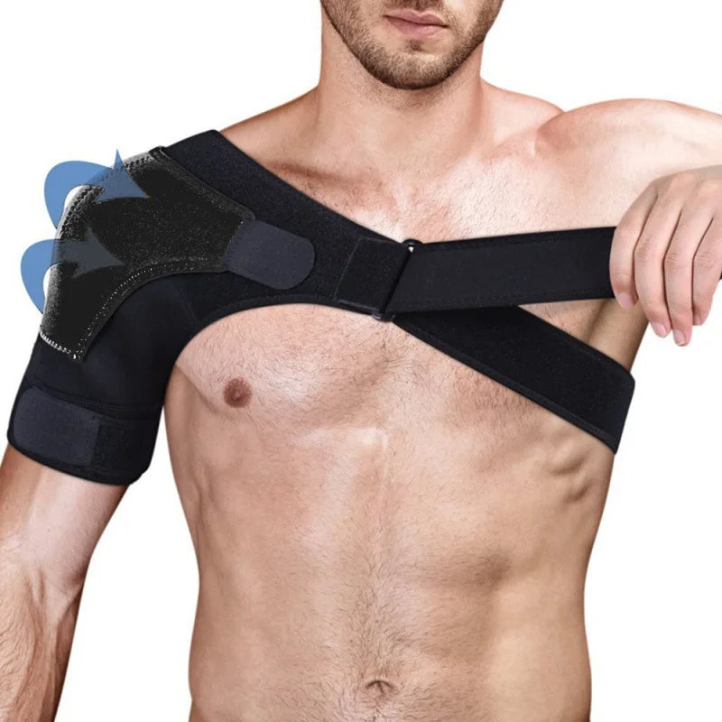 Shoulder Brace with Pressure Pad,Adjustable Shoulder Brace for Left and Right Shoulder Protect