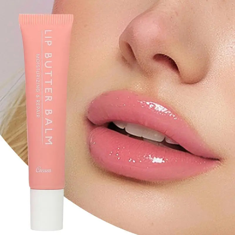 Lip Butter Balm Moisturizing Crystal Lip Balm Oil Jelly Lipgloss Liquid Lipstick Lip Tinted Brown Sugar Cherry Pink Lips Makeup