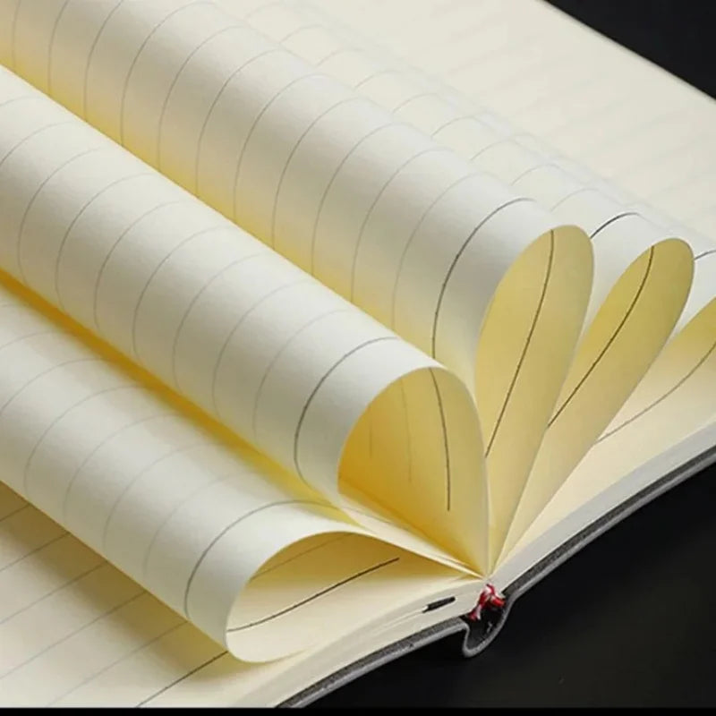 A5 A6 Sheepin Notebook Leather Office Journal Diary Notepad Stationery Student Class Lined NoteBook 160 Pages/240 Pages