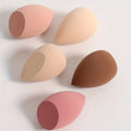 3-Pack Brown Makeup Sponges - Holiday SFX & Party Glam Essential for Costume & Evening Looks brochas maquillaje