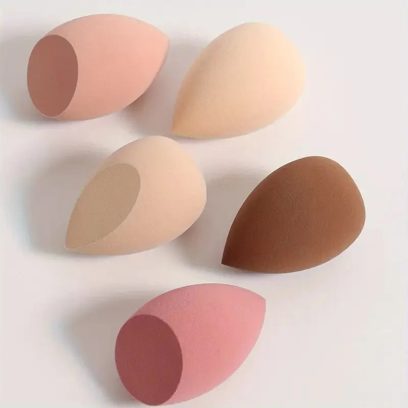 3-Pack Brown Makeup Sponges - Holiday SFX & Party Glam Essential for Costume & Evening Looks brochas maquillaje