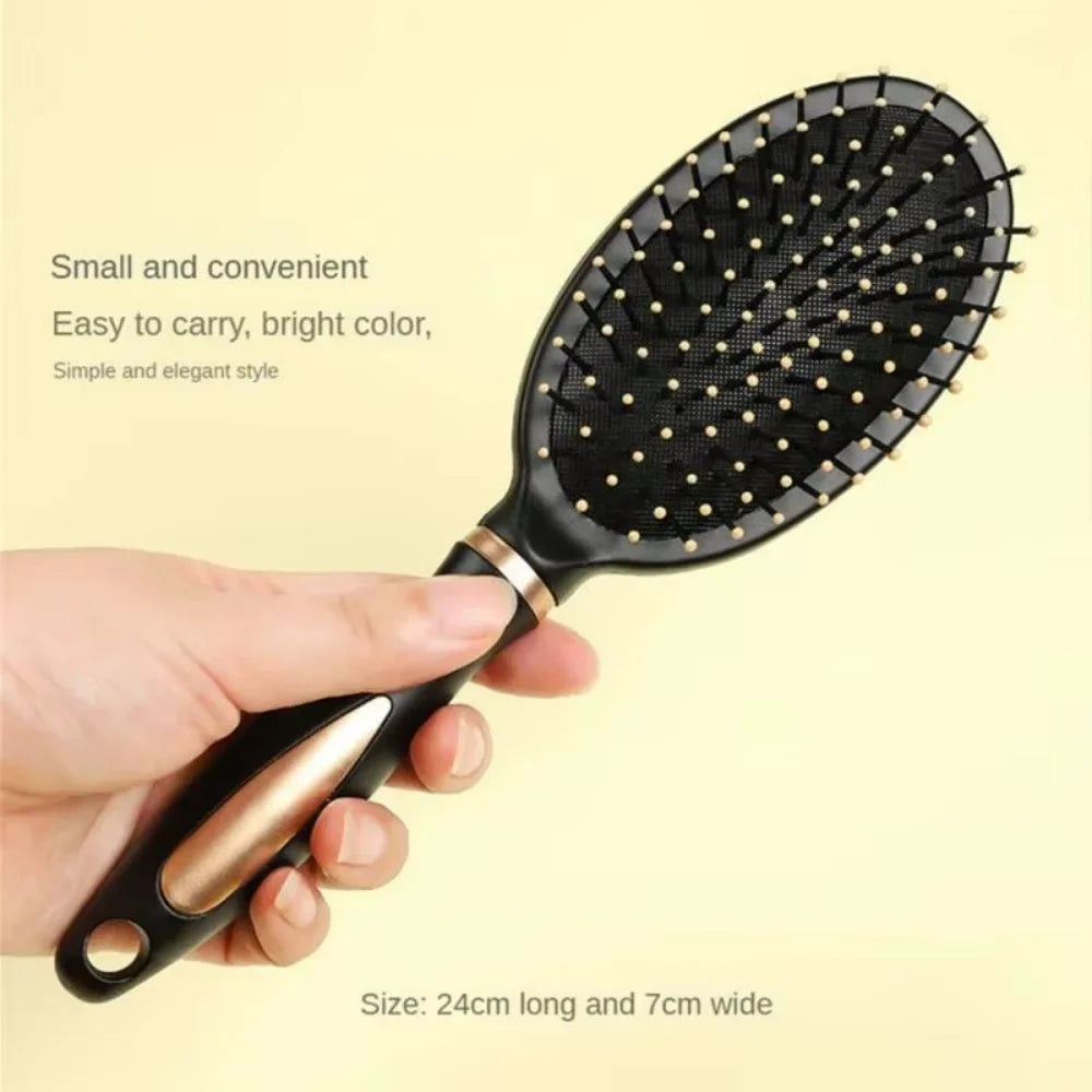 Air Cushion Hairbrush Scalp Massage Comb Soft Nylon Bristle Anti-static Detangler Brush For Wet Dry Straight Curly Hair Salon