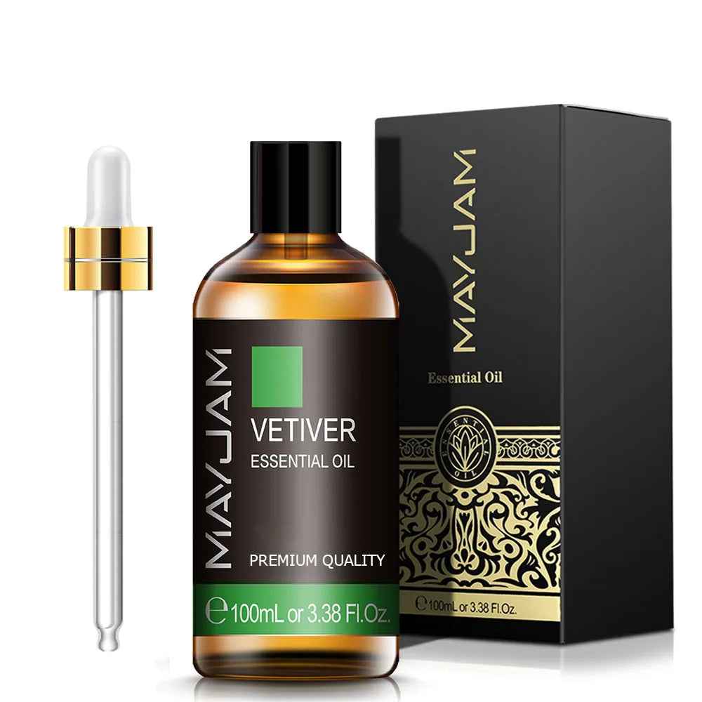 MAYJAM 100ML Pure Aroma Essential Oils Cinnamon Rosemary Cedarwood Lemongrass Tea Tree Oil for Massage Humidifier Soaps Candle