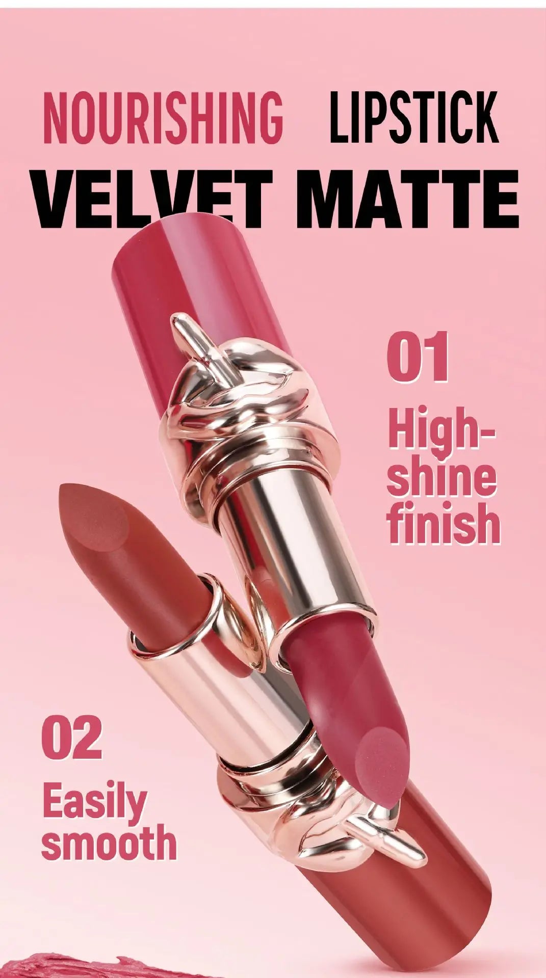 Velvet Lipstick Set Waterproof High Pigment Matte Moisturizing Non Fade Long Lasting Nude Red Lip Gloss Sexy Beauty Cosmetic