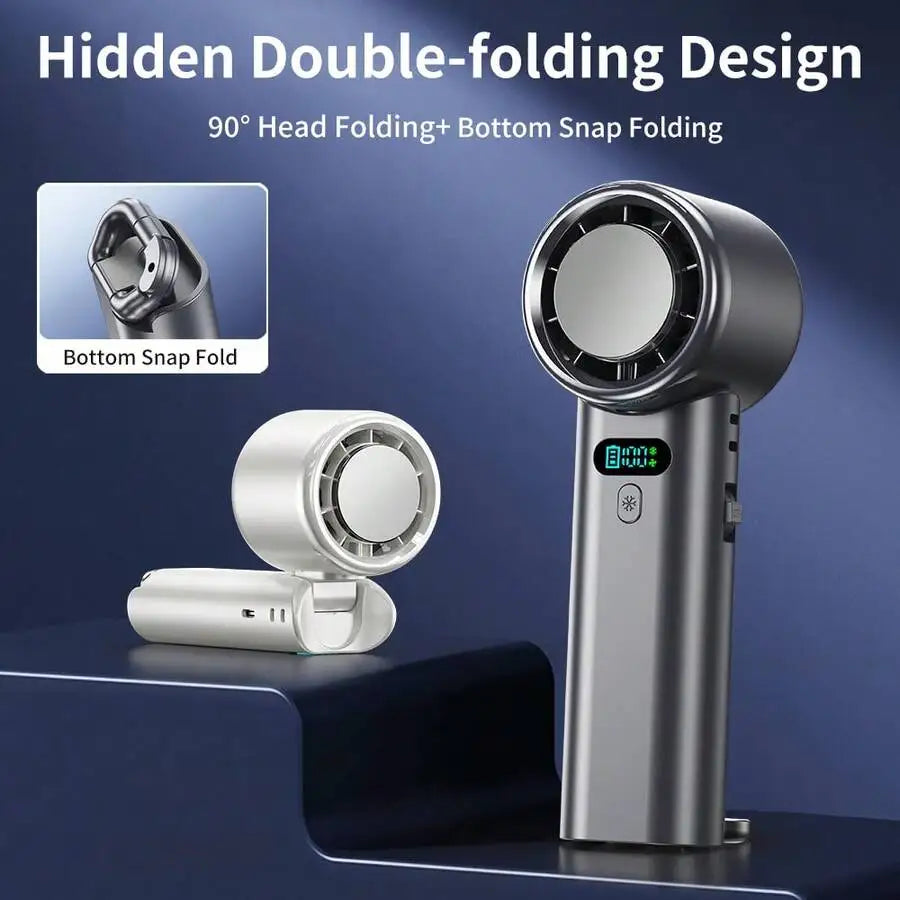 2026 New Cooling Handheld Fan High-Speed Fan Portable USB Mini Fan Summer Cooling,Beach,Travel,Spring Summer Picks,Brides Maid Gifts,Room,Bedroom Deccor,Bedroom Deccor,Beach,Travel,For Men,For Women,Vacation,Cute Stuff,Outdoo