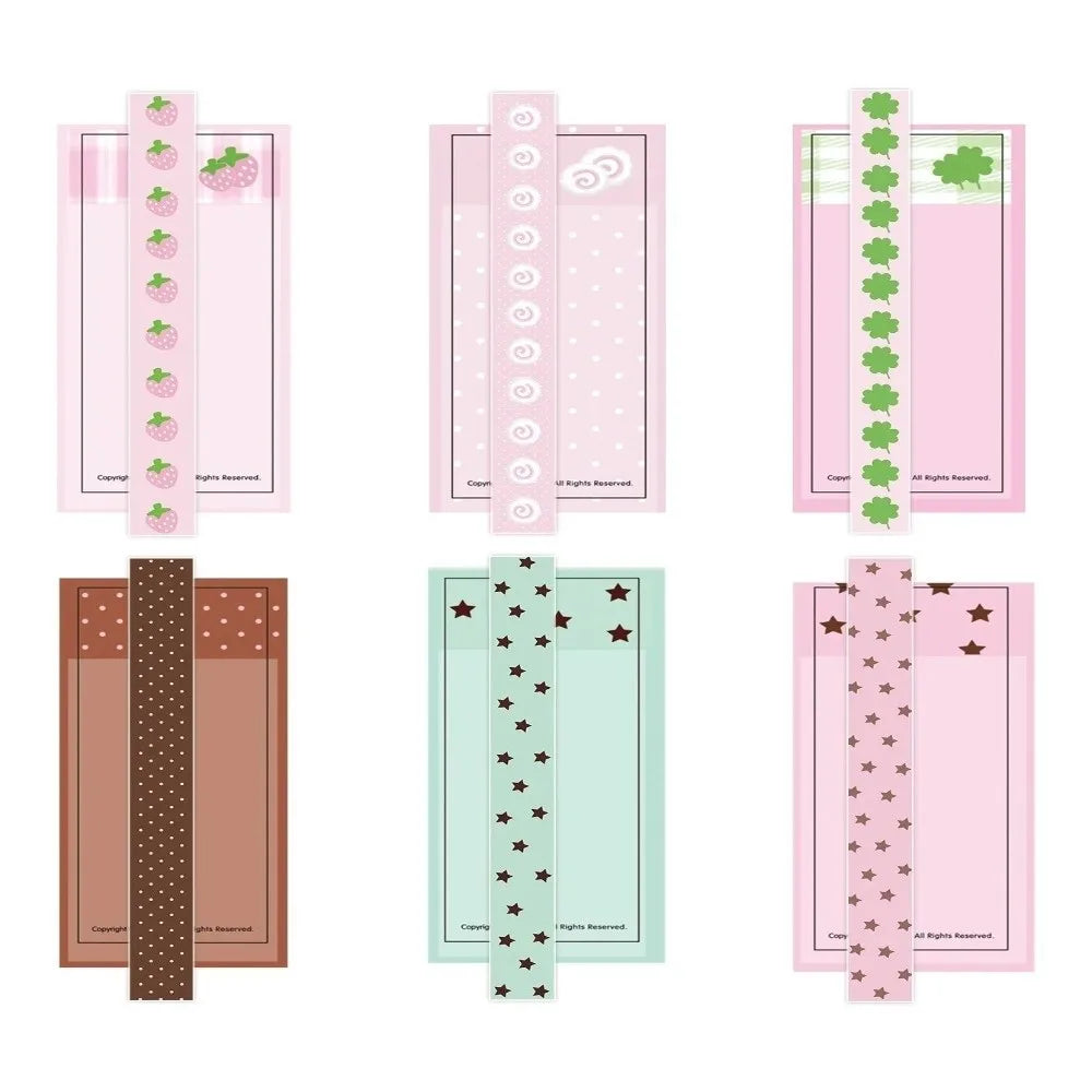 Adjustable Notebook Straps Loose-leaf Notebook Elastic Strap DIY Decoration Band Binding Rope Cute Star Binder Strap