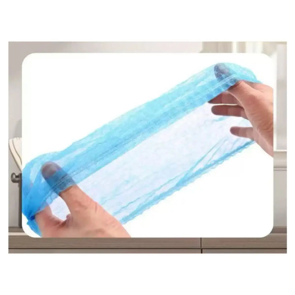 100 PCS Disposable Microblading Non Woven Fabric Makeup Hair Net Cap Sterile Hat Chef Catering Dust Strip Bathroom Supplies