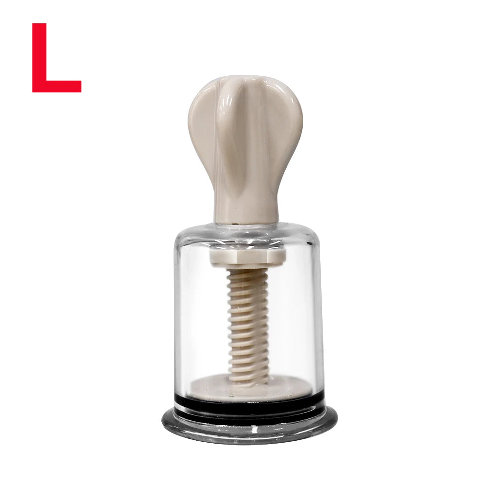 Manual Rotating Cupping Vacuum Cupping Massage Device Suction Cup Anti Cellulite Massager Cupping Nipple Enhancer Cupping Tool