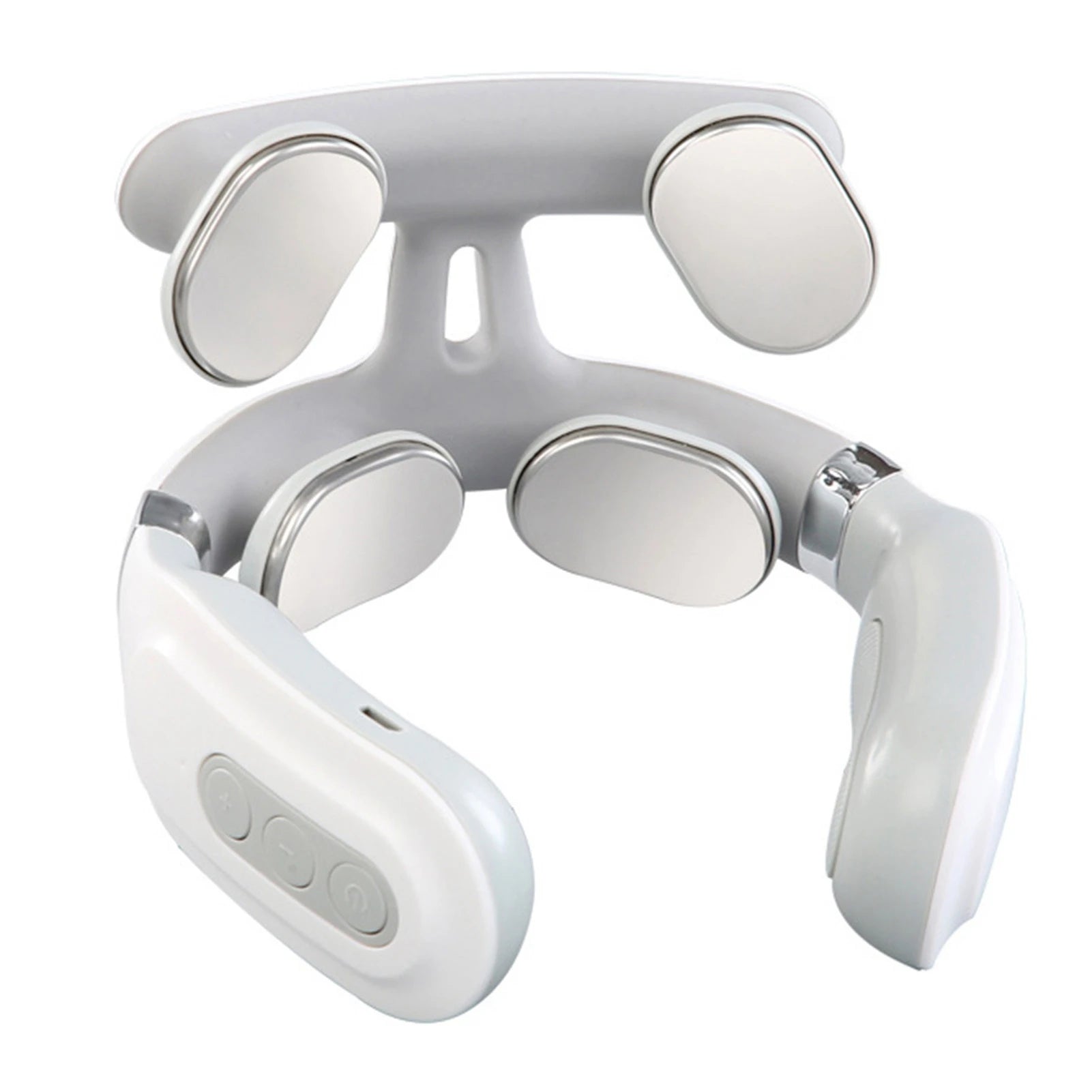 Neck Massage Machine 4 Head And Neck Protection Heating Machines Breathing Light Vibration Hot Compress Cervical Spine Machine