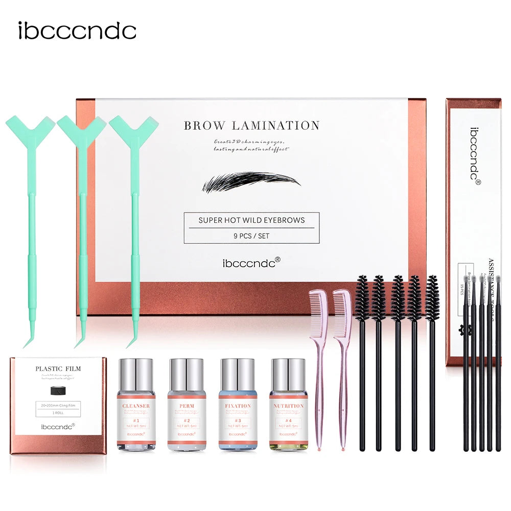 Pro Lash Lift Kit Eyebrow Lamination Kit Keratin DIY Instant Fuller Eyelash & Brow Lifting Kit Eyebrow Perm Lotion for Home Use
