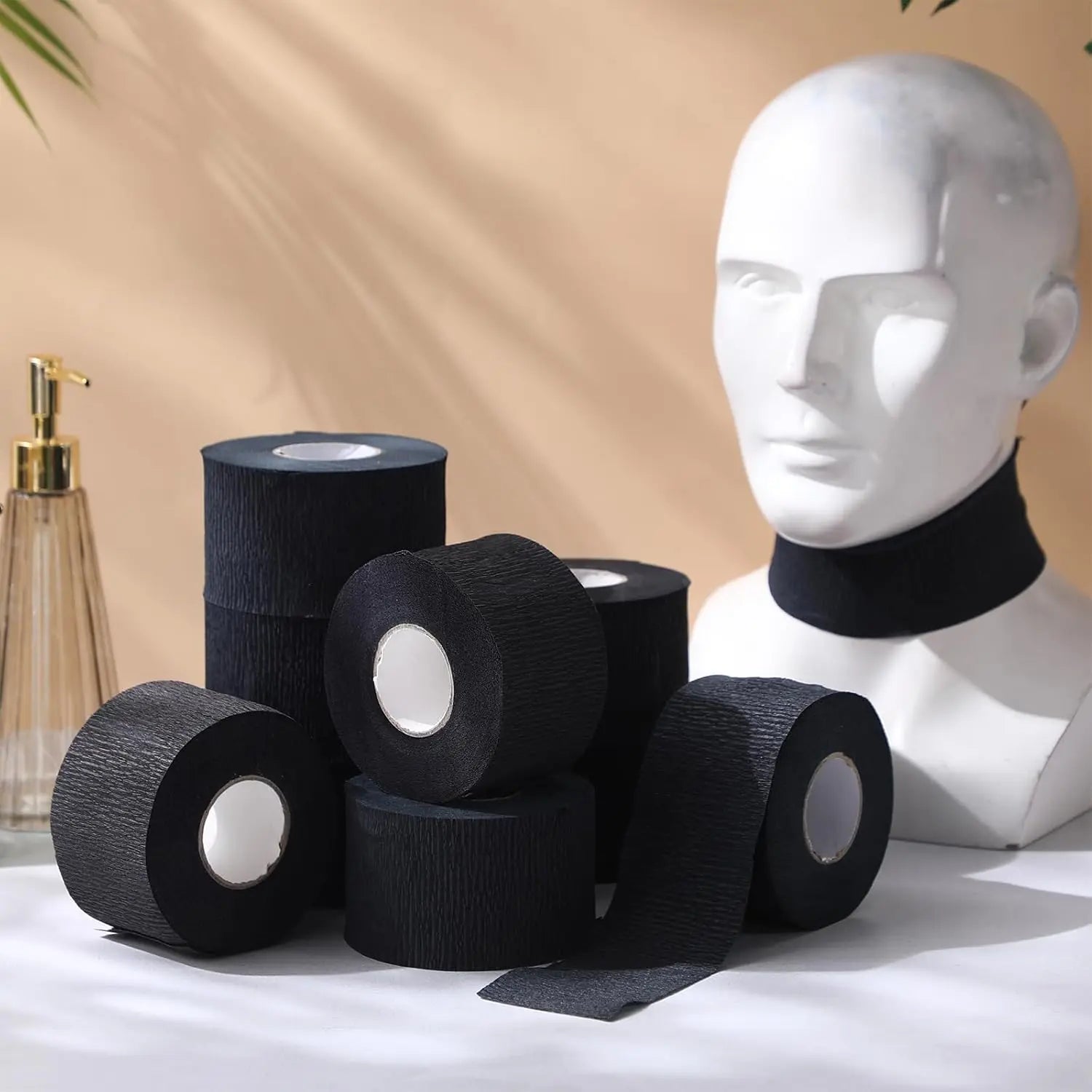Wholesale:Disposable Barber Paper Haircutting Neck Strips Hairdressing Stretchy Neck Band Neck Paper Tissue for Barber Hair Cut