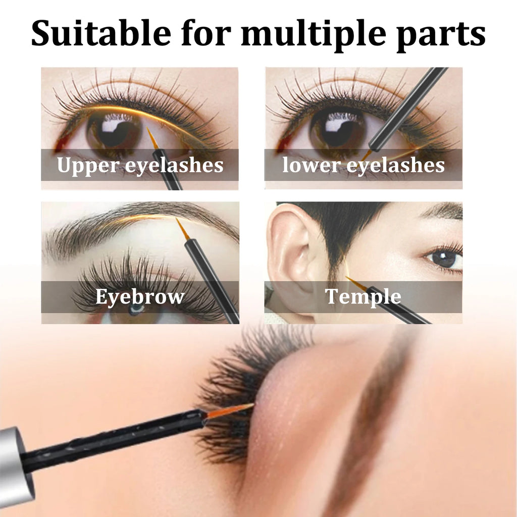 EELHOE Eyelash Enhancer Serum Extension Lash Eyebrow Fast Growth Longer Fuller Thicker Natural Curling Lash Lifting Makeup