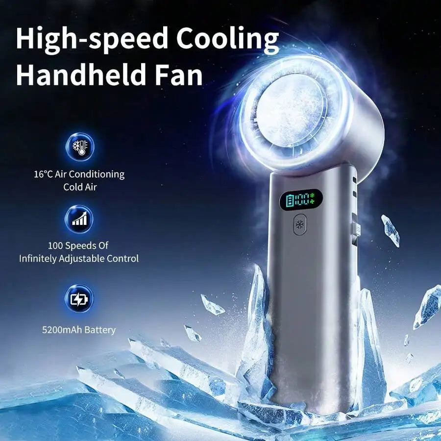 2026 New Cooling Handheld Fan High-Speed Fan Portable USB Mini Fan Summer Cooling,Beach,Travel,Spring Summer Picks,Brides Maid Gifts,Room,Bedroom Deccor,Bedroom Deccor,Beach,Travel,For Men,For Women,Vacation,Cute Stuff,Outdoo