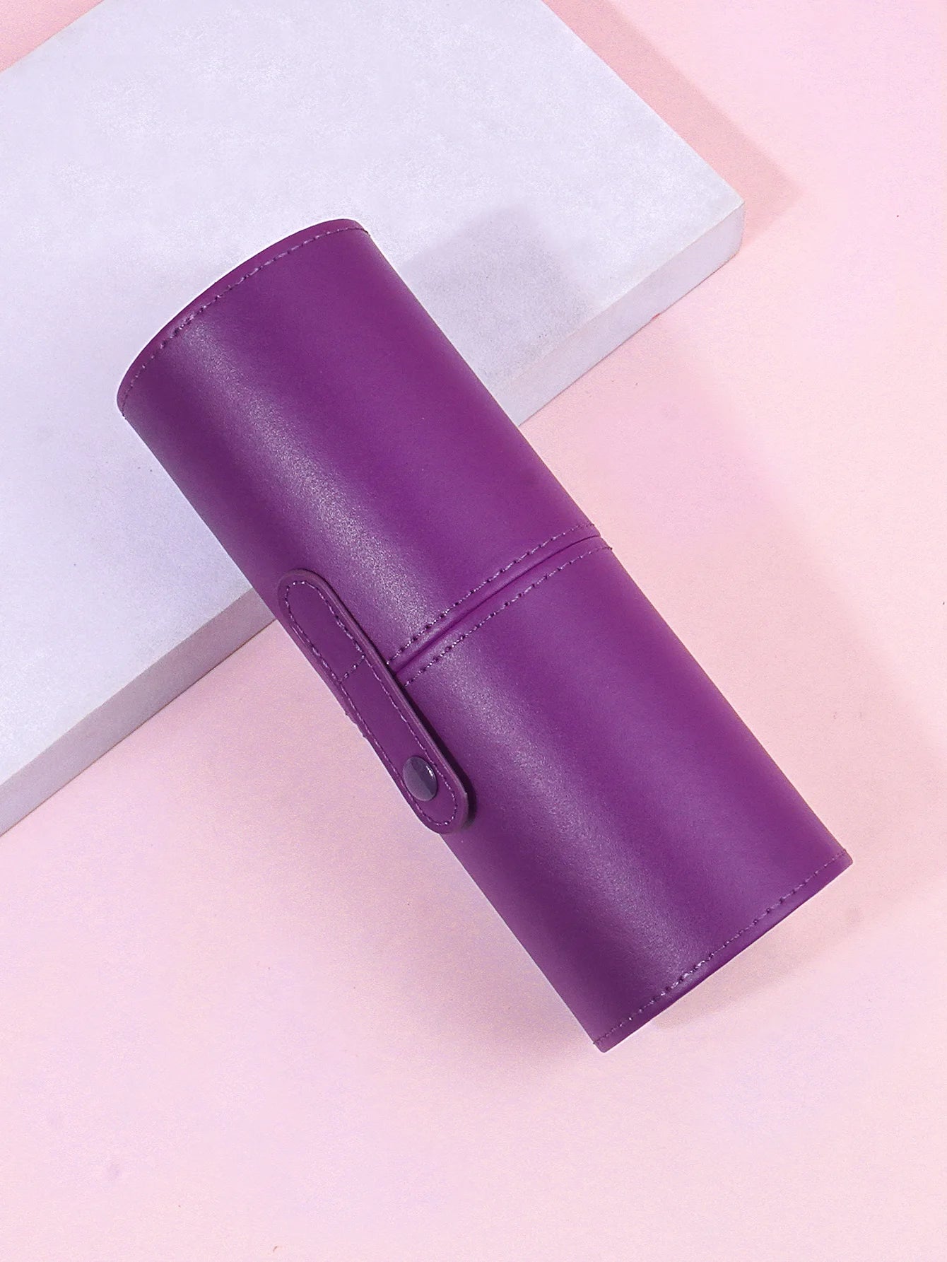 Portable Multi-Color Makeup Brush Bucket Storage Container Dustproof Brush Bucket with Lid Desktop Storage Pen Holder