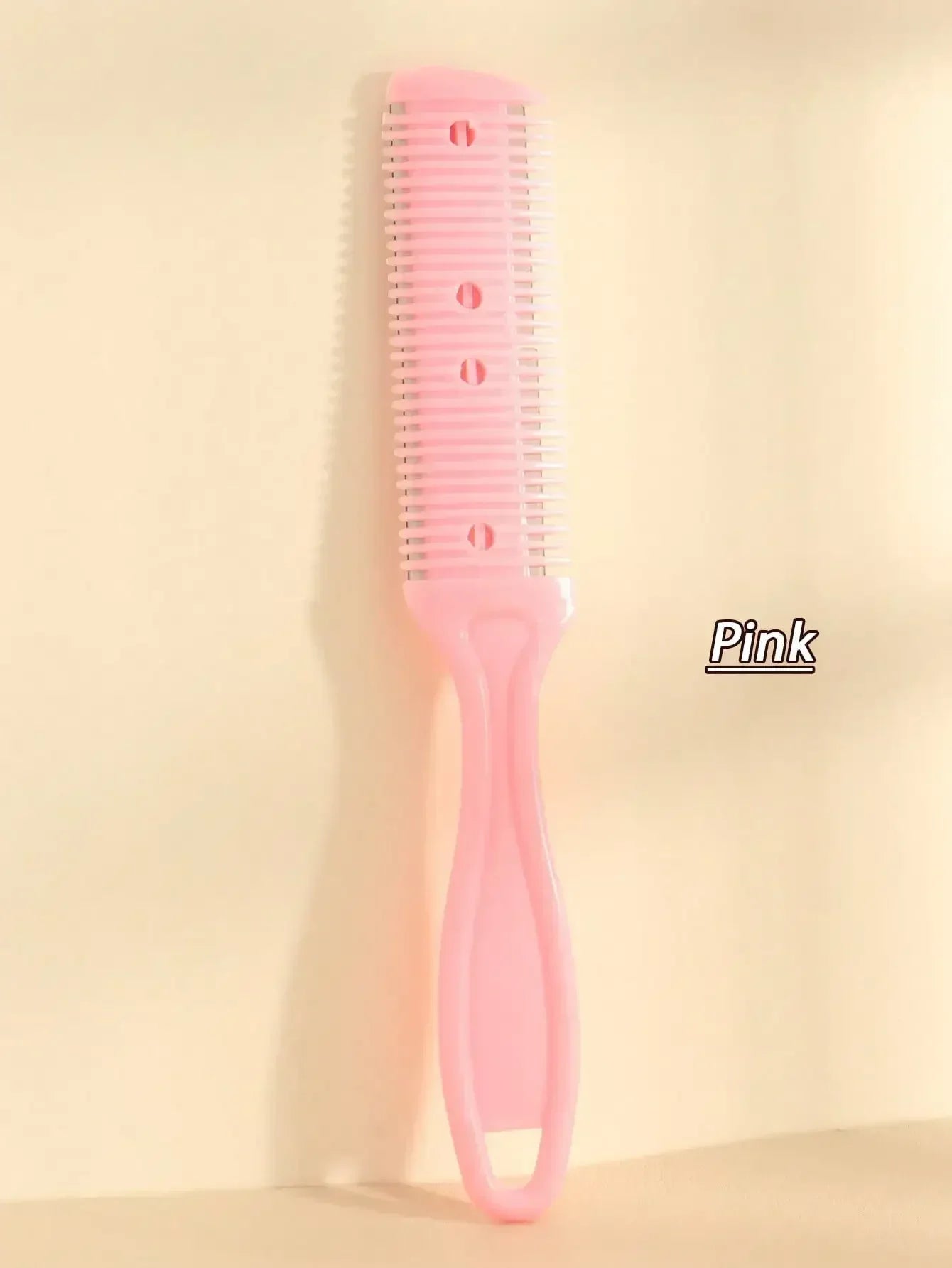 Double-Sided Double Blade Barber Comb, 1pc Thinning Razor Comb, Thinning Comb, Slim Hair Trimming Comb, With Thin