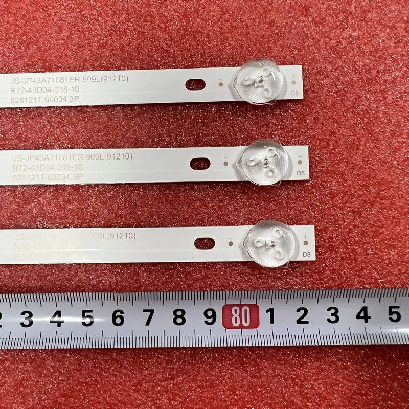 LED Backlight Strip For TD Systems K43DLJ12US K43DLJ10US Muslimhi VHIX-43F169MSY VHIX-43U169MSY NORDMENDE ND43S3700J SMART SAT