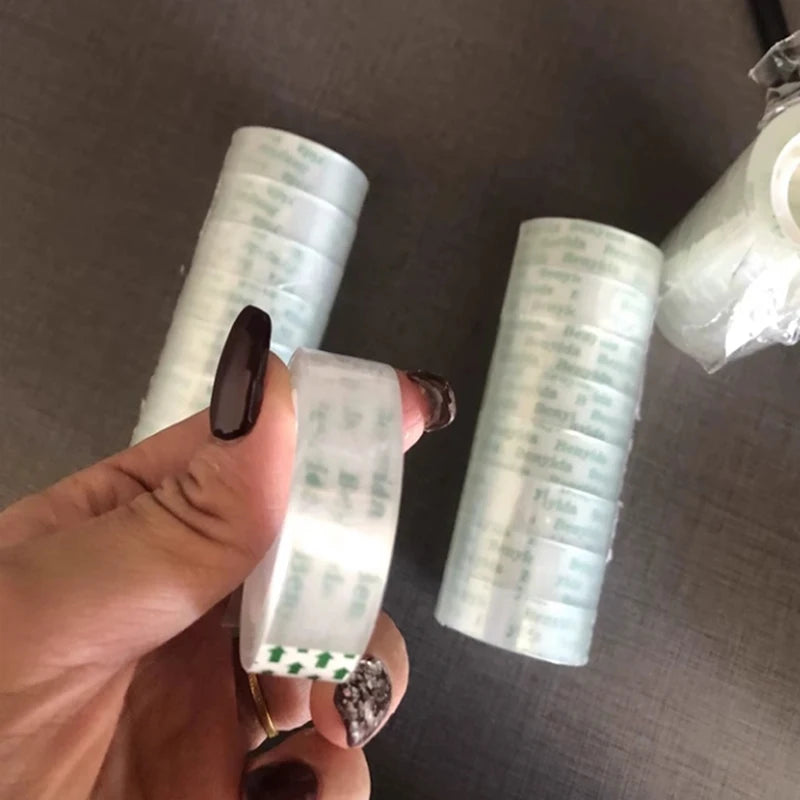 15mm Width Clear Tape School Transparent Tape Office Adhesive Tapes High-Viscosity Sealant Packaging TMJ-001-15mm