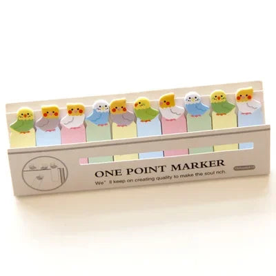 Korean Stationery Cartoon Animal Cute Sit N Times Paste Personality Mini Note Post Sticky Notes Cute Stationary Supplies