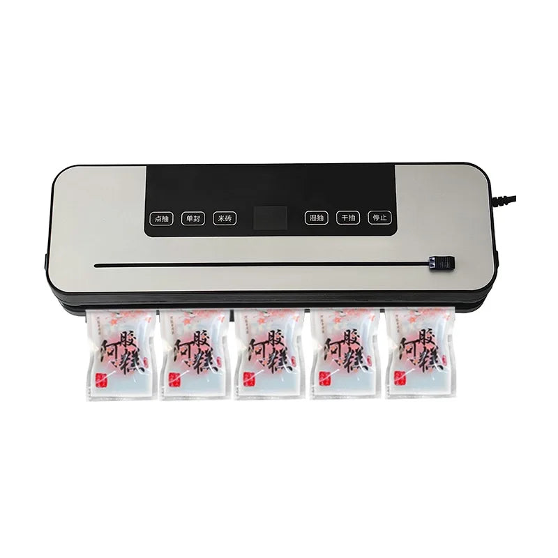 Food preservation machine, automatic vacuum sealing machine, dry and wet dual-use packaging machine, household vacuum sealing machine