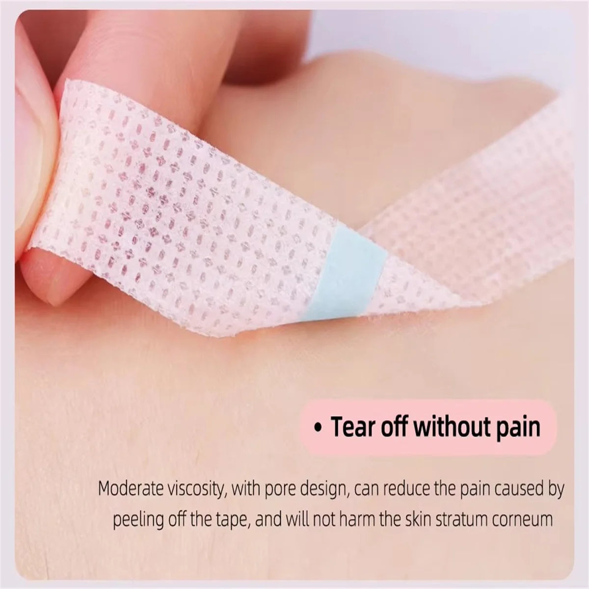 1 Roll black  Medical Silicone Tapes Eyelash Extensions Supplies Waterproof Breathable Prevent Allergy Color Tape Makeup Tools