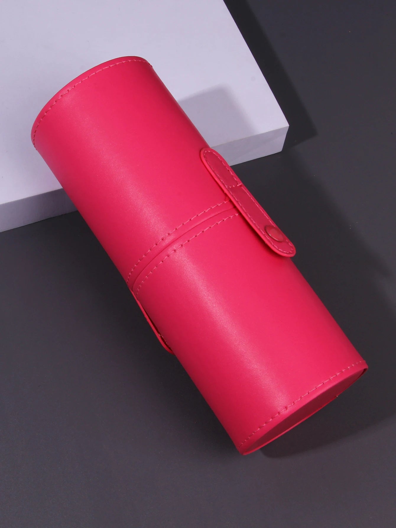 Portable Multi-Color Makeup Brush Bucket Storage Container Dustproof Brush Bucket with Lid Desktop Storage Pen Holder