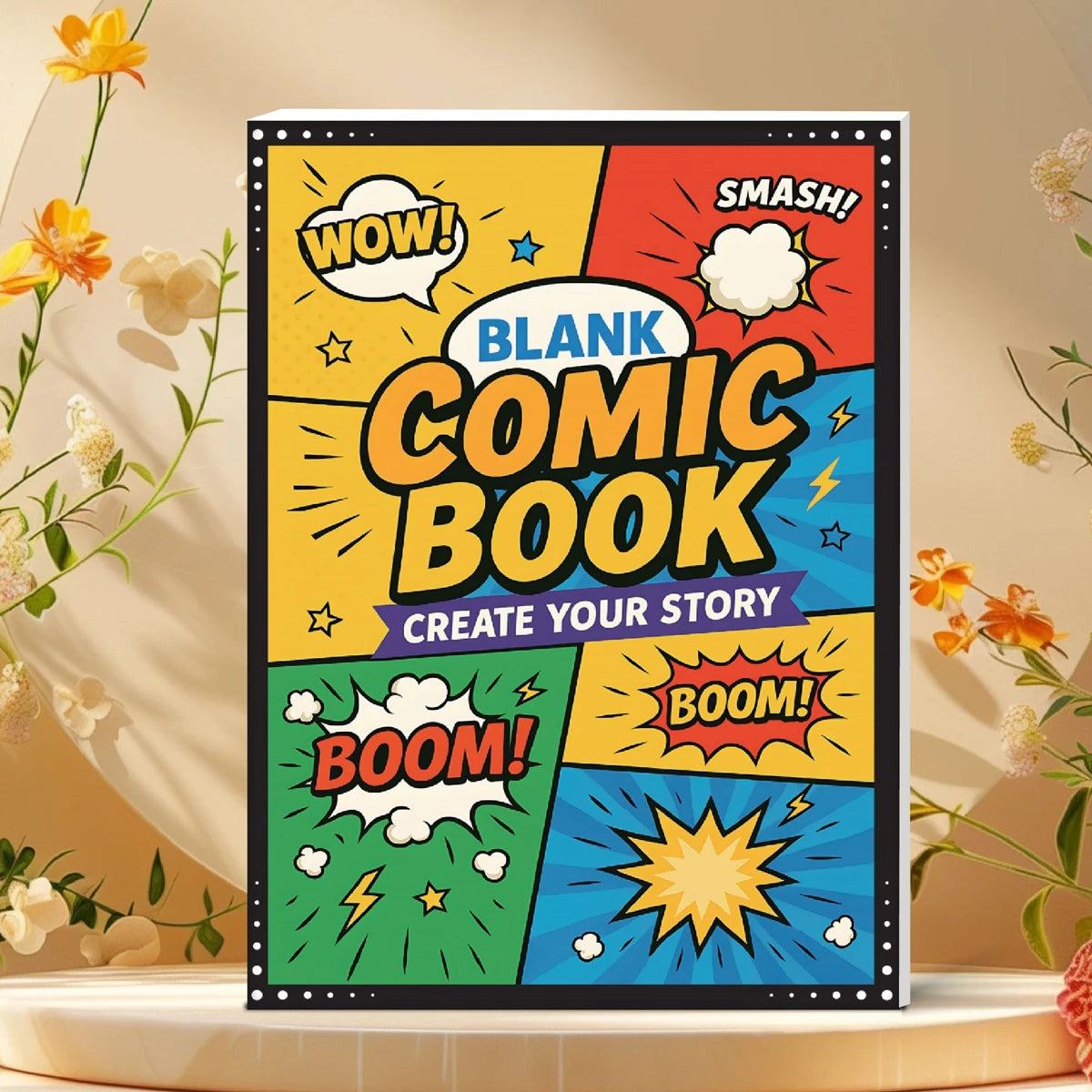 30 Sheet Manga Sketchbook Blank Comic DIY Drawing Book Multiple Template Speech Bubbles Graphic Novel Creation Drawing Book Tool