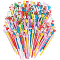 50 Pcs Mixed Gel Ink Pens Black Ink Cool Pens Cute Bulk Assorted Style Novelty Office Supplies Stationery Back to School Season