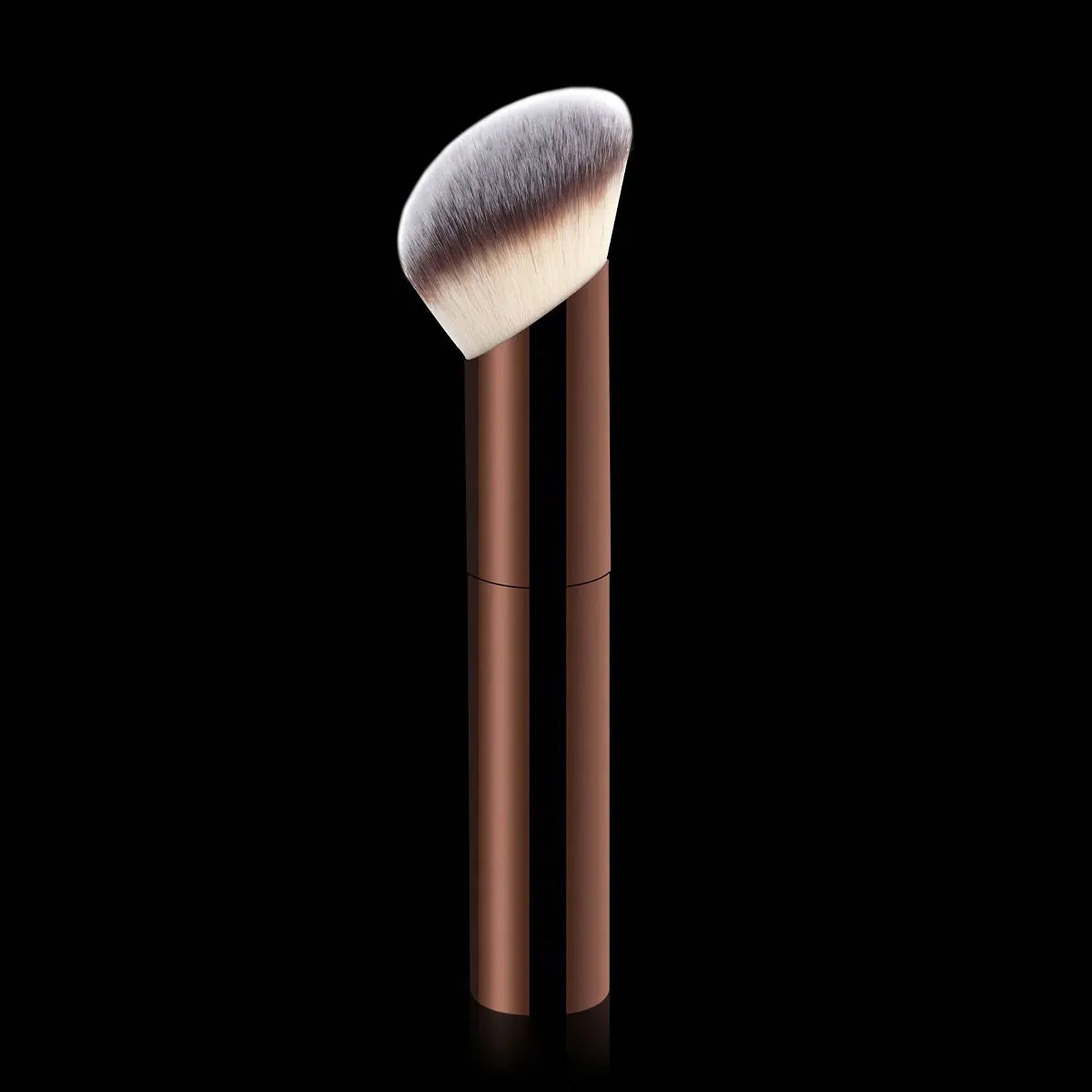 1pc Professional Foundation Brush Set, Beveled Tubular Makeup Brush, Makeup Tools With Soft Fiber For Easy Carrying, Brush For T