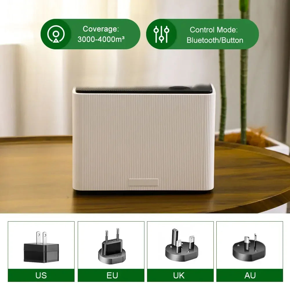 NAMSTE 4000m³ Fragrance Diffuser Smart Timing Scent Air Machine For Home Hotel Spa HVAC Aroma Diffuser Electric Air Freshener