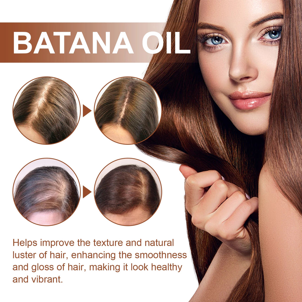 Batana Oil Hair Conditioner Smoothing Shine Soft Hair Serum Hair Care Smooth Hydrating Repair Damaged Frizzy Dry Hair Treatment
